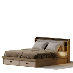 modern storage bed